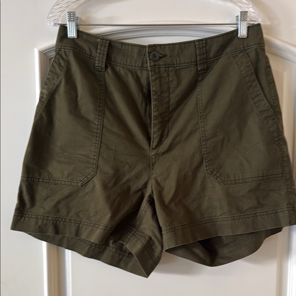 Old Navy Olive Green Utility Shorts